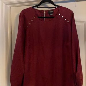 Maroon Liz Claiborne career dressed up